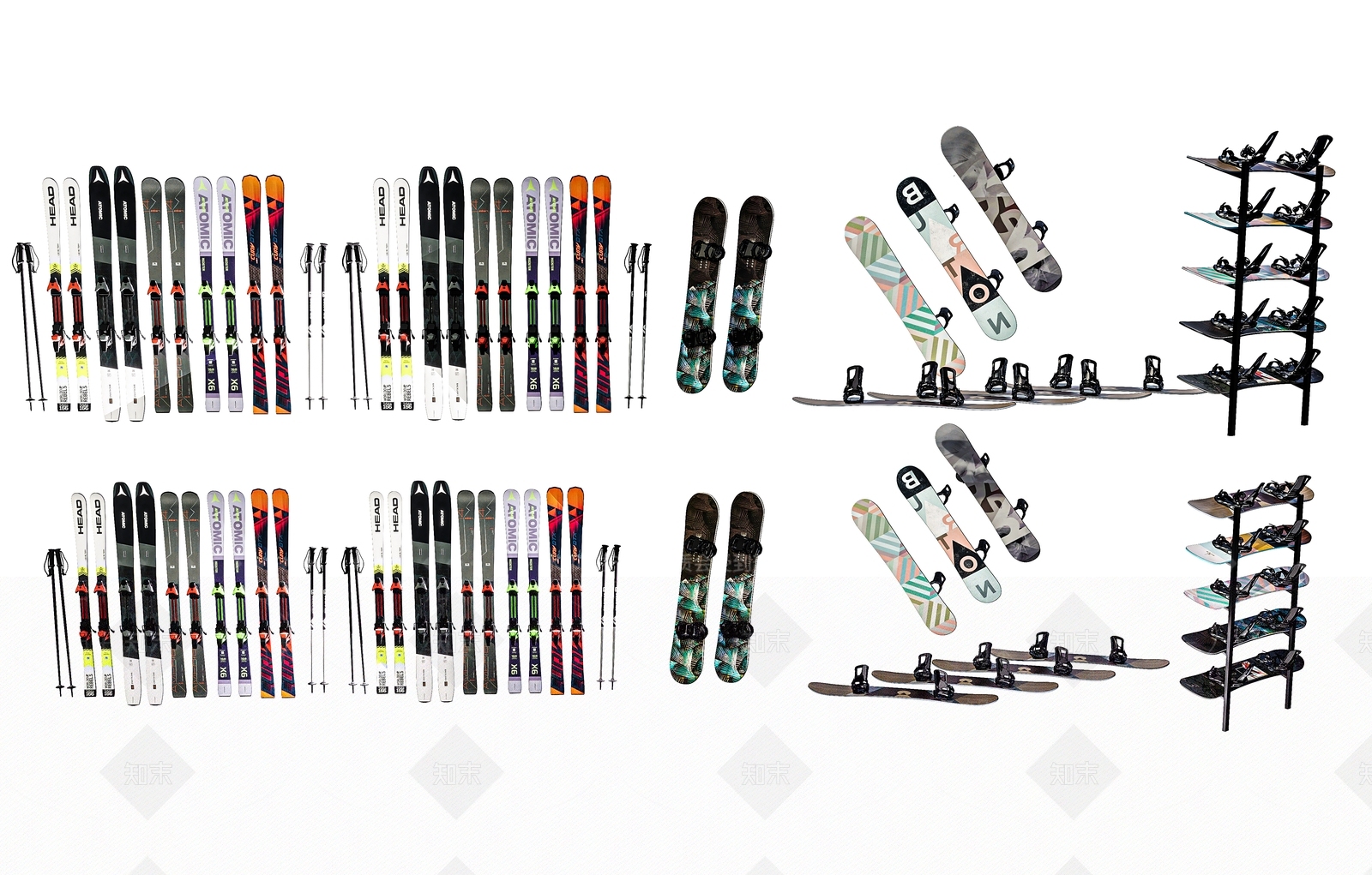 滑板SU模型下载【ID:1184631221】