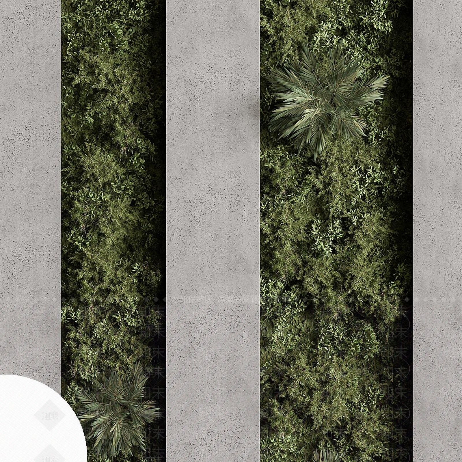 绿植墙3D模型下载【ID:1184682927】