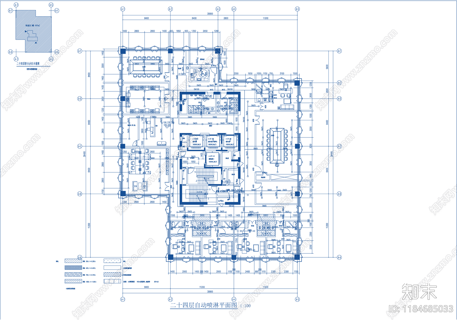 给排水图施工图下载【ID:1184685033】