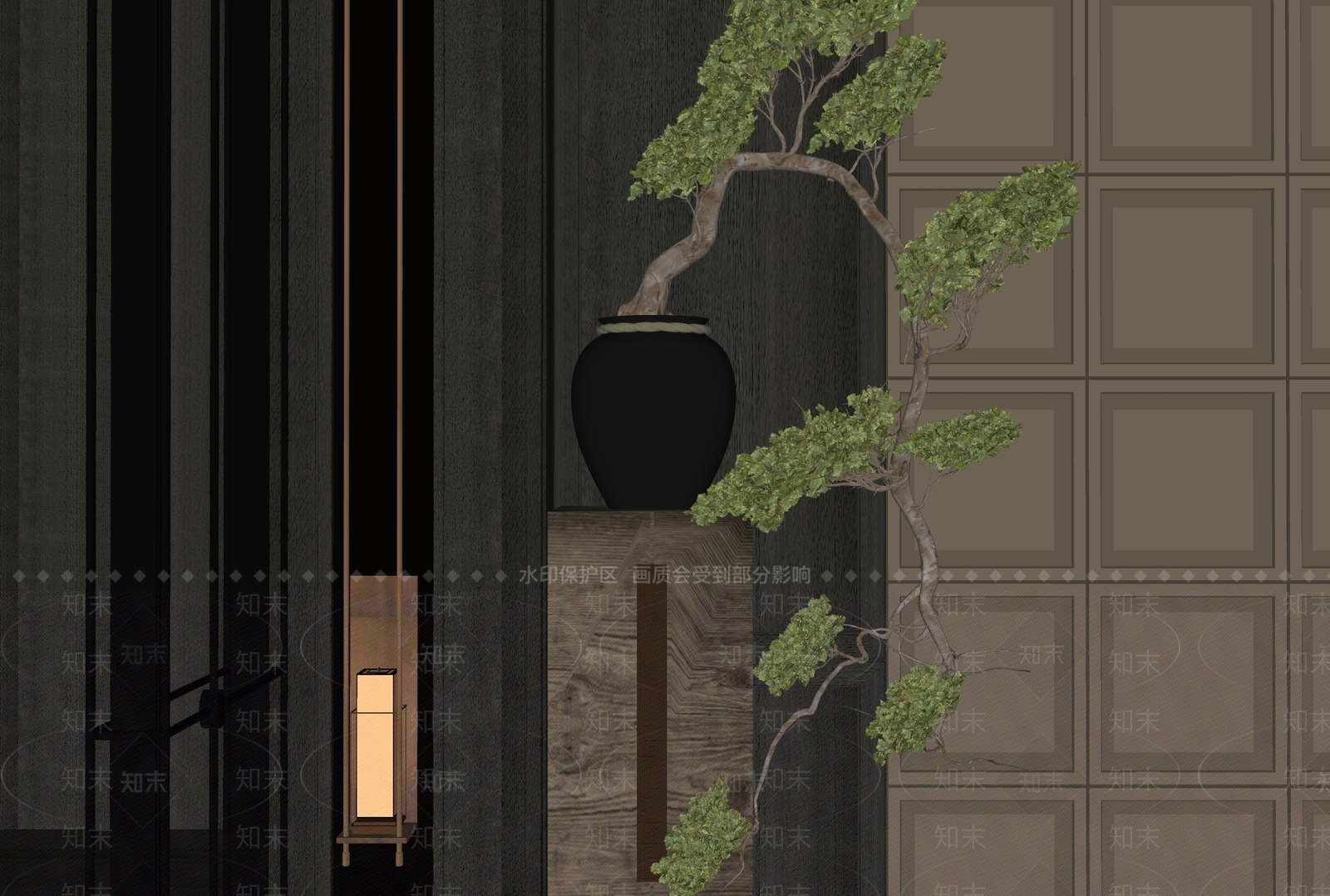 盆栽SU模型下载【ID:1184691693】