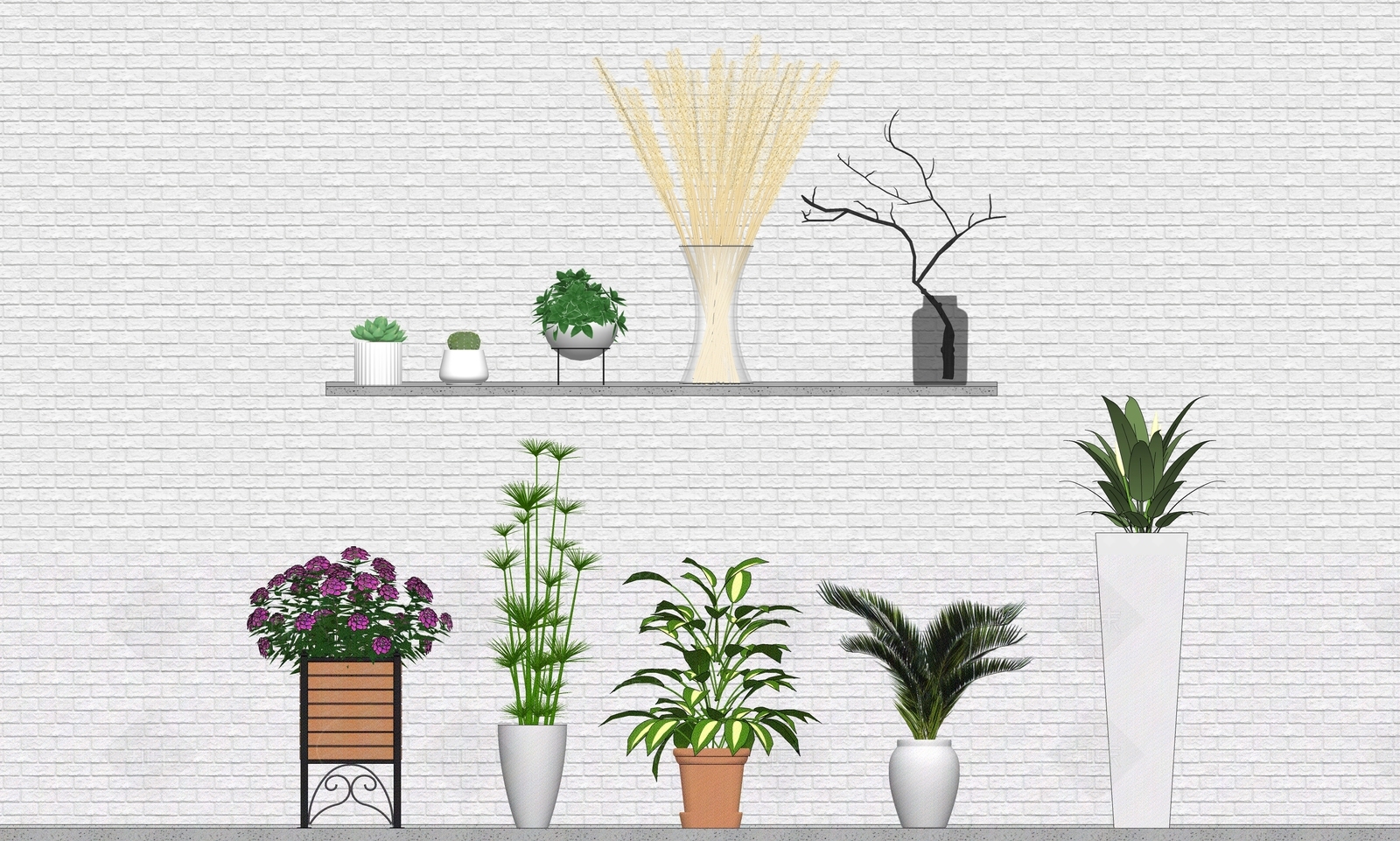 盆栽SU模型下载【ID:1184698427】