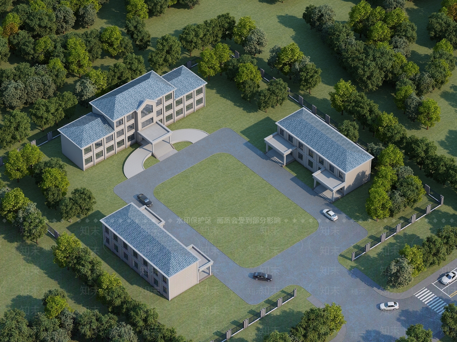 现代办公楼3D模型下载【ID:1184702241】