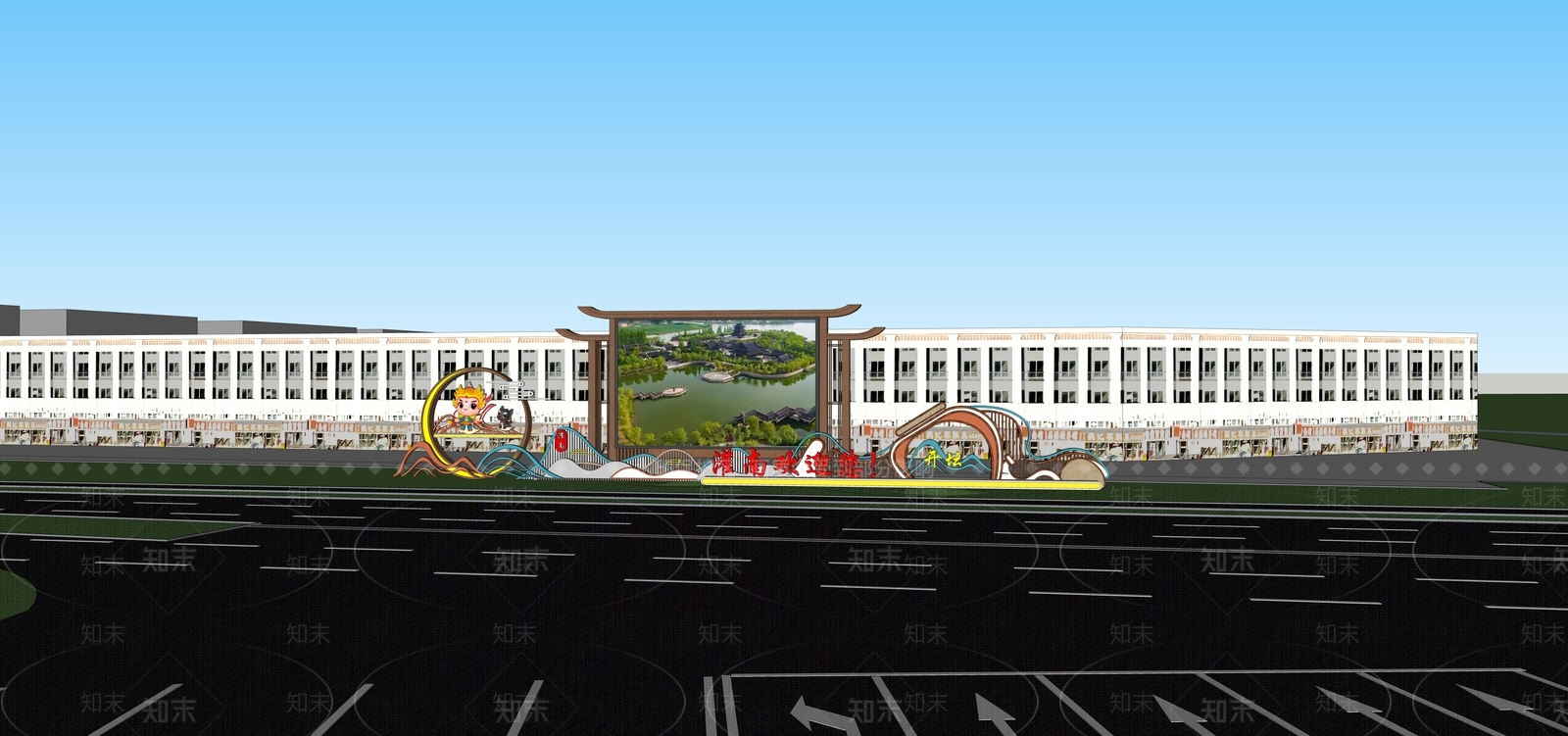 现代其他景观小建筑SU模型下载【ID:1184718414】
