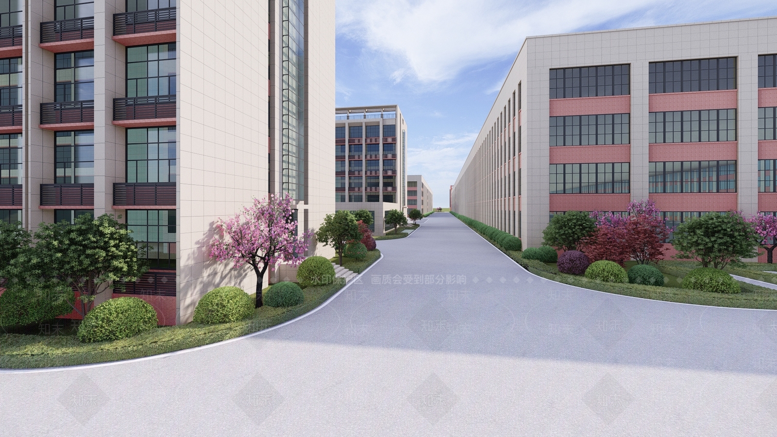 现代简约办公楼SU模型下载【ID:1184718838】