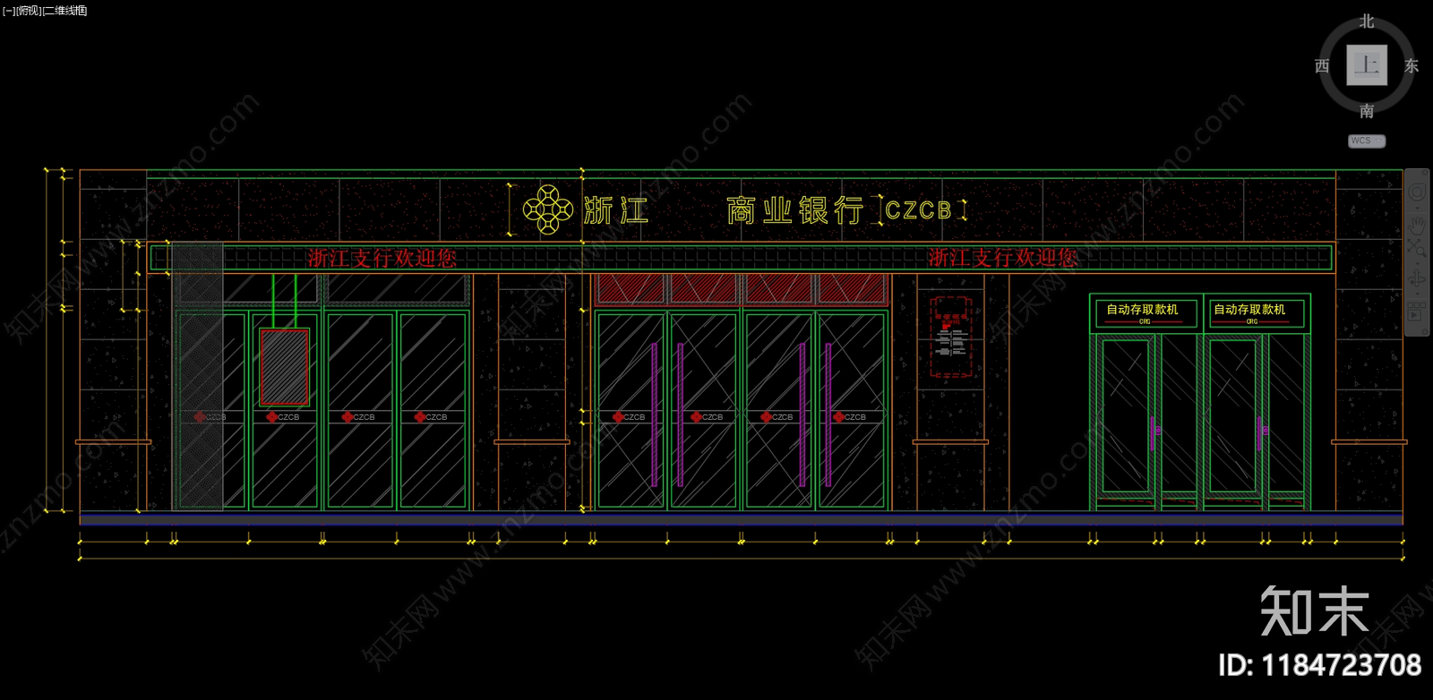 现代其他工装空间cad施工图下载【ID:1184723708】