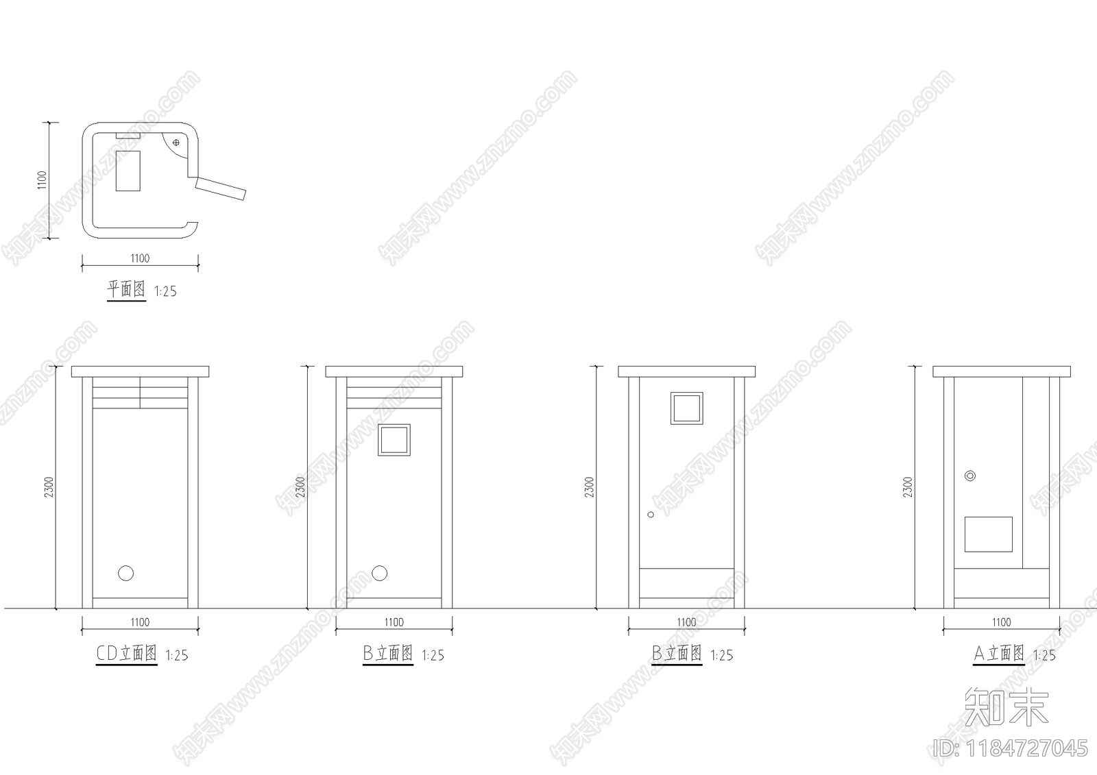 现代其他图库施工图下载【ID:1184727045】
