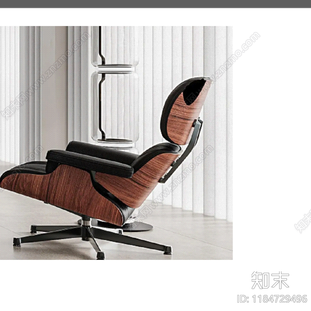 现代北欧椅子施工图下载【ID:1184729496】