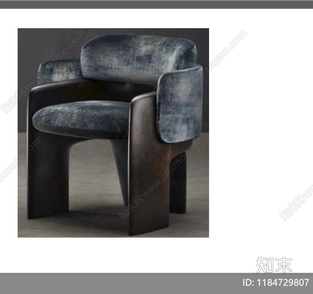 现代北欧椅子施工图下载【ID:1184729807】