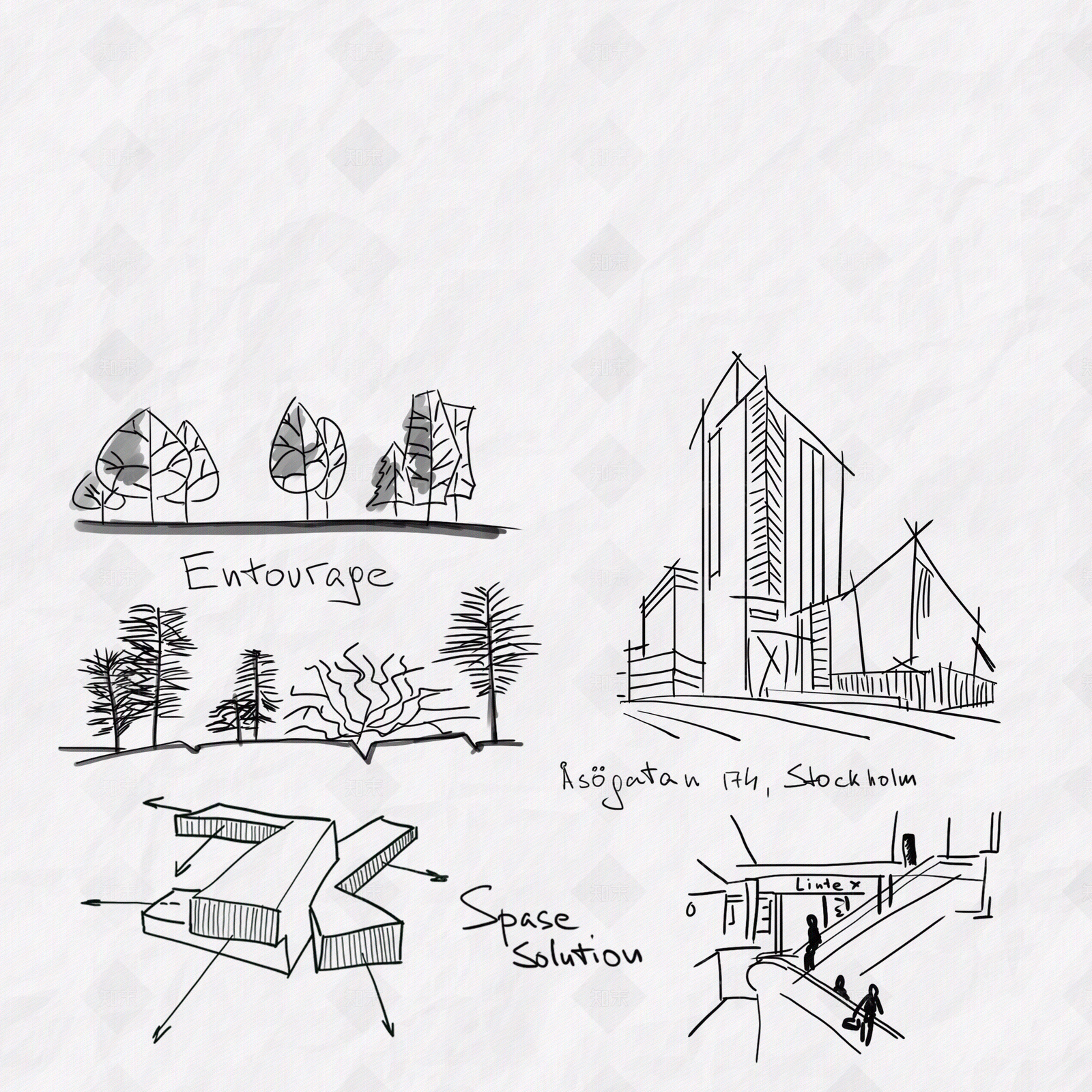 现代涂鸦墙贴图下载【ID:1184742434】