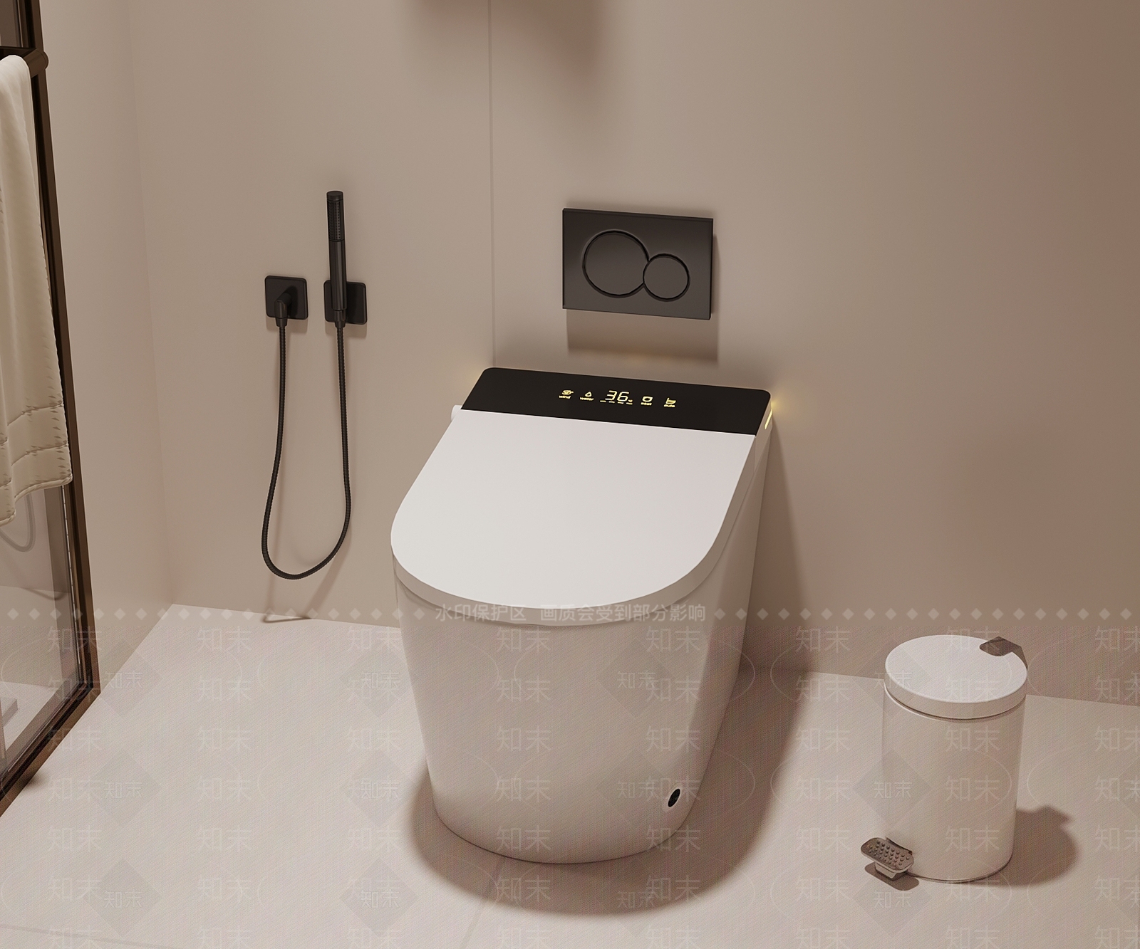 马桶SU模型下载【ID:1184756618】