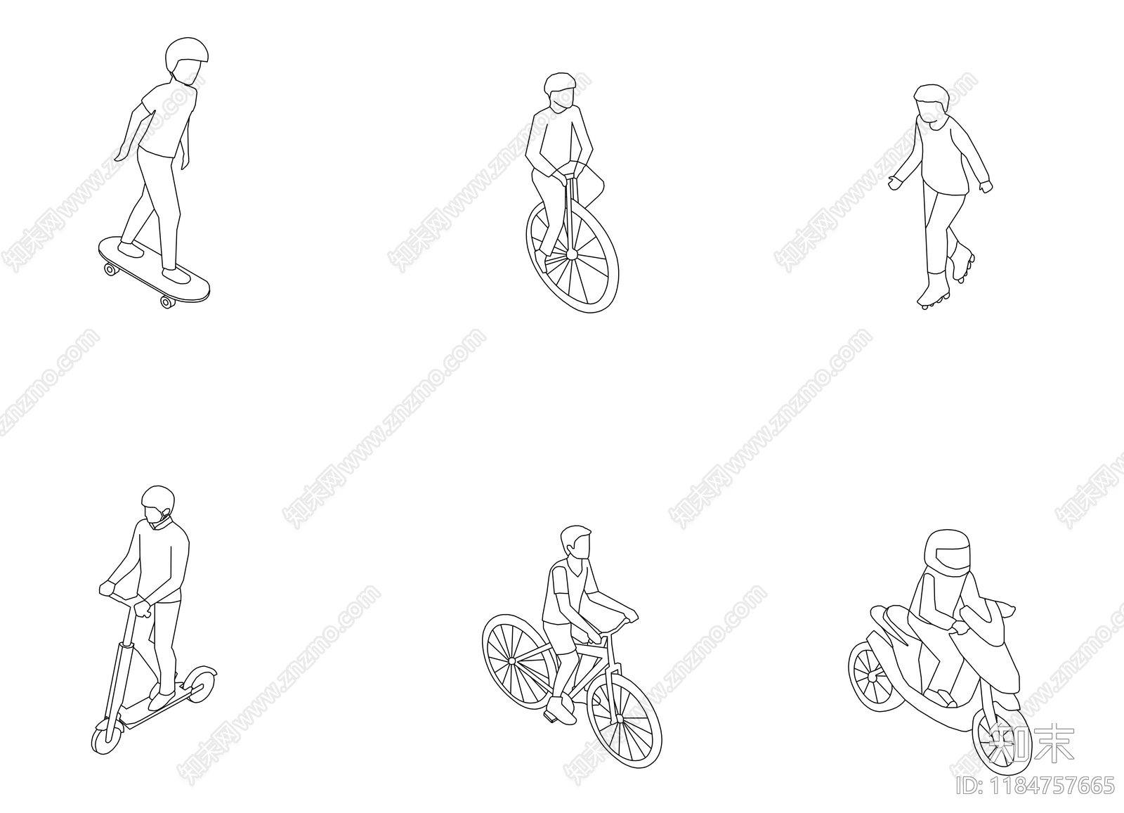 人物cad施工图下载【ID:1184757665】