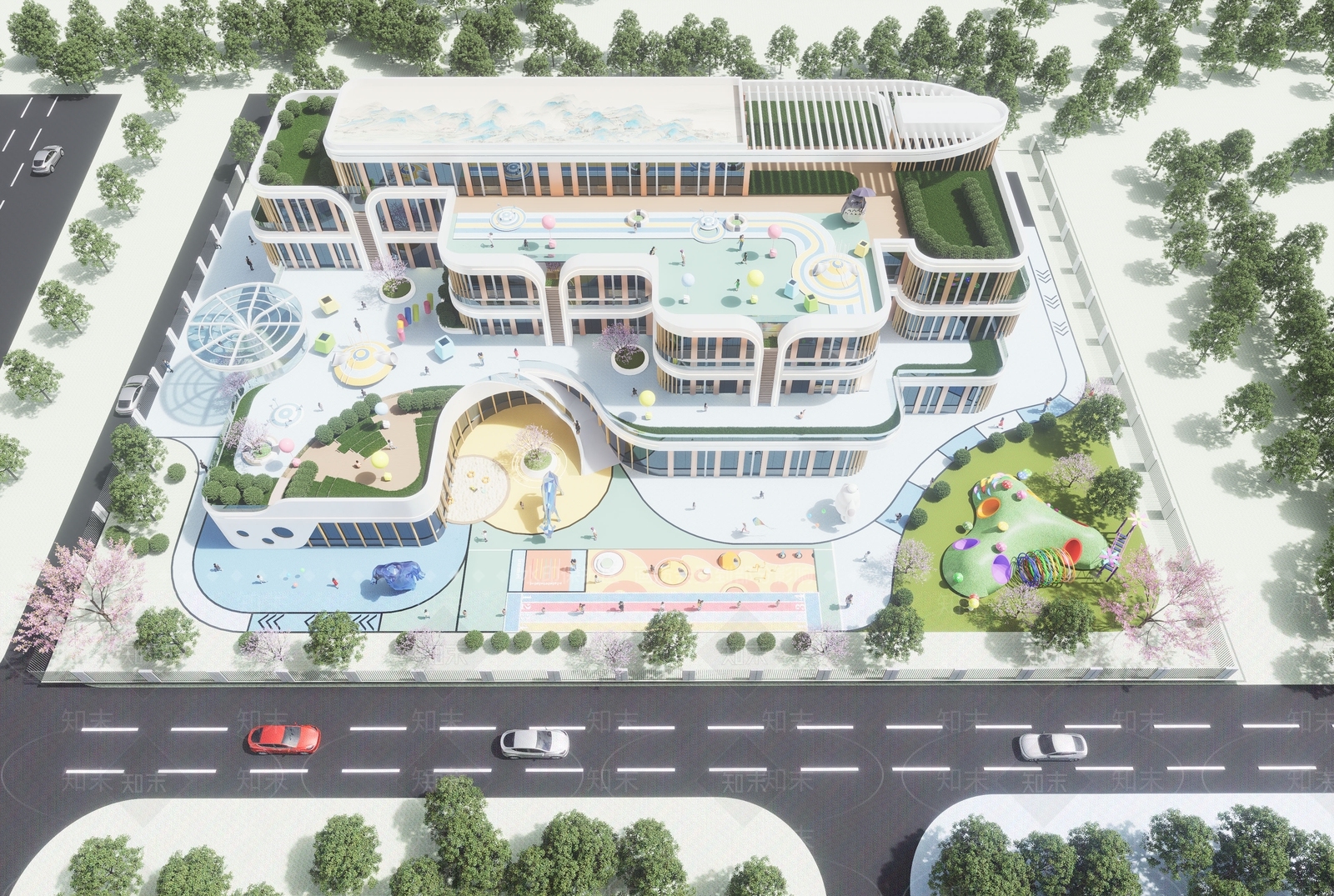 现代小公建SU模型下载【ID:1184986918】