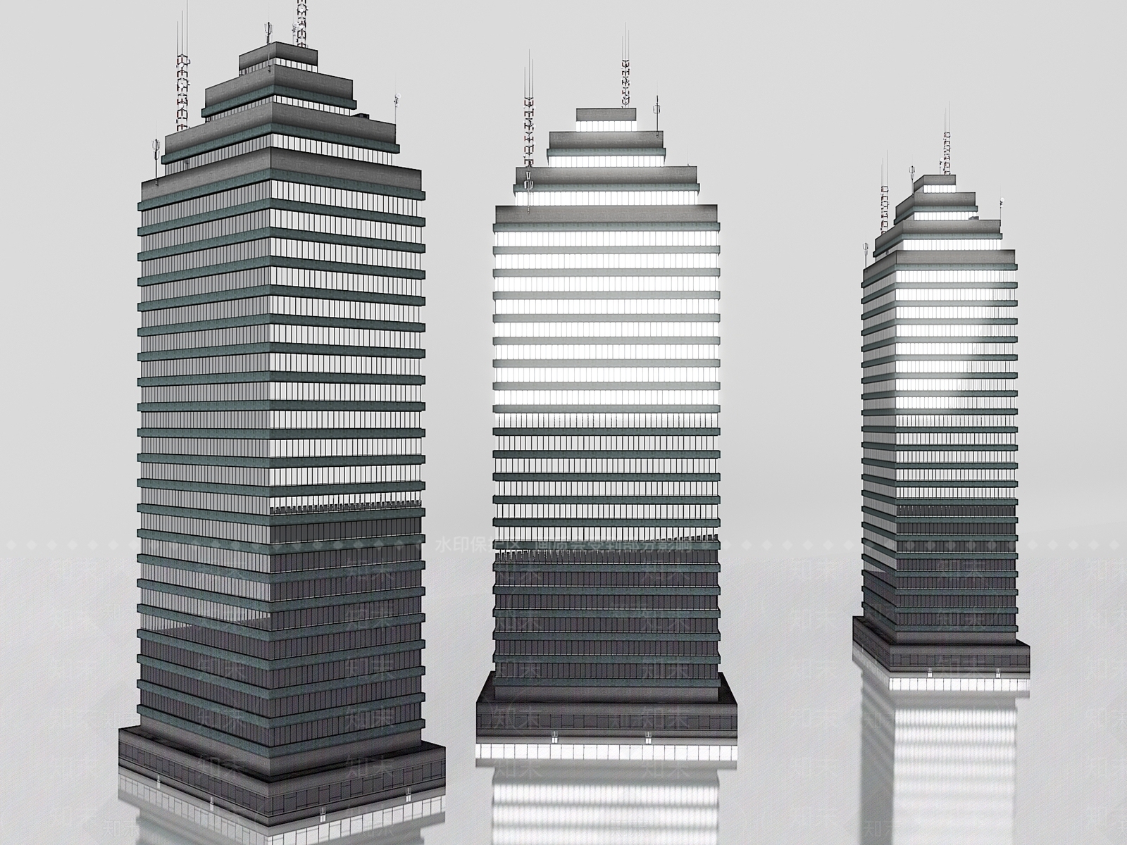 现代办公楼3D模型下载【ID:1184766705】
