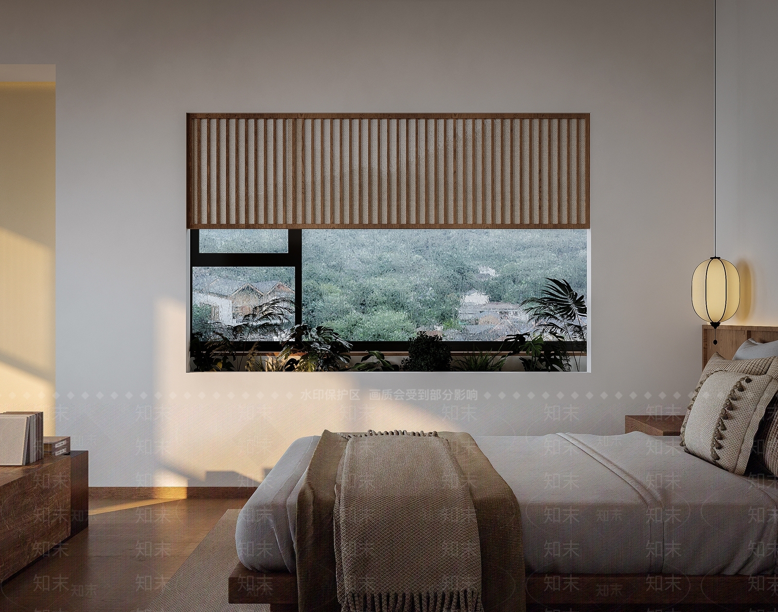新中式中式家居卧室3D模型下载【ID:1184771825】