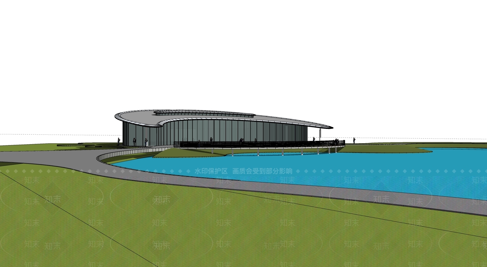 现代简约小公建SU模型下载【ID:1184782705】