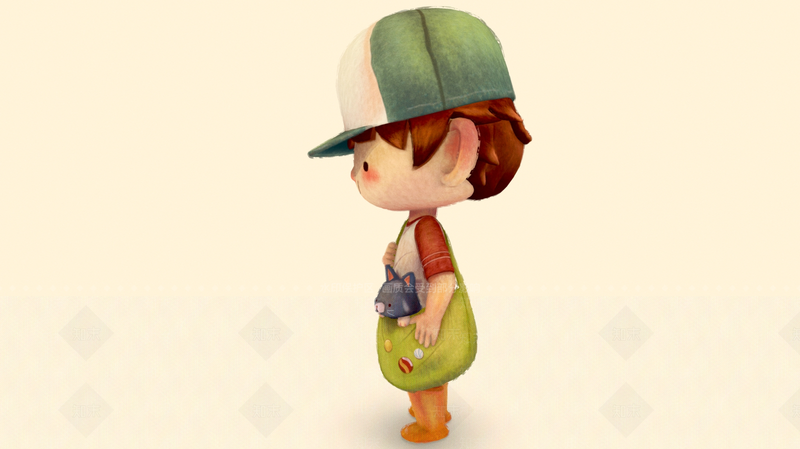 儿童3D模型下载【ID:1184785066】