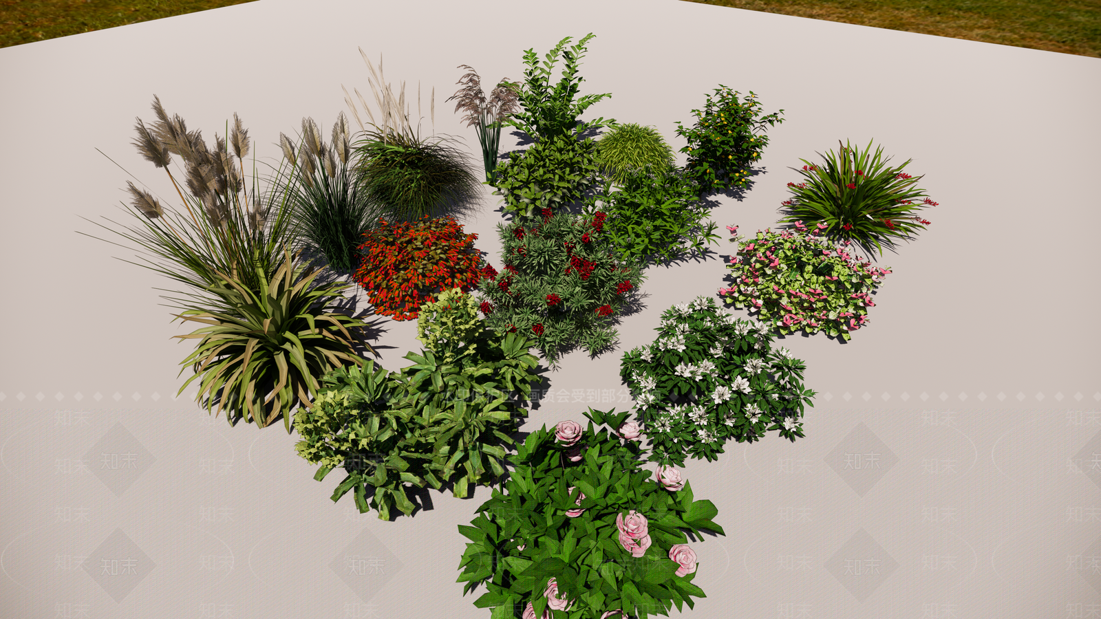 花草SU模型下载【ID:1184815643】