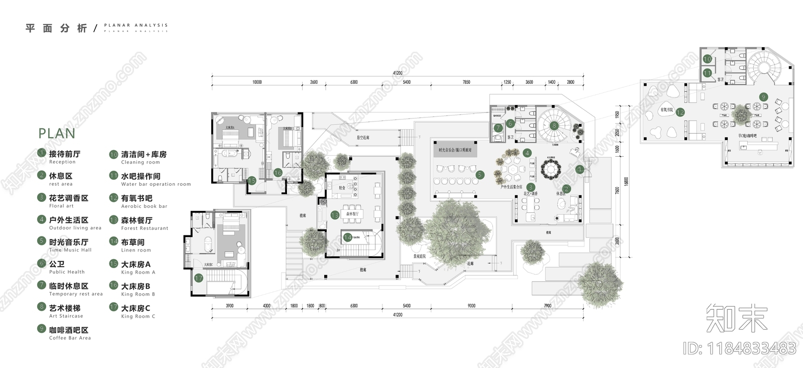 现代新中式民宿建筑下载【ID:1184833483】