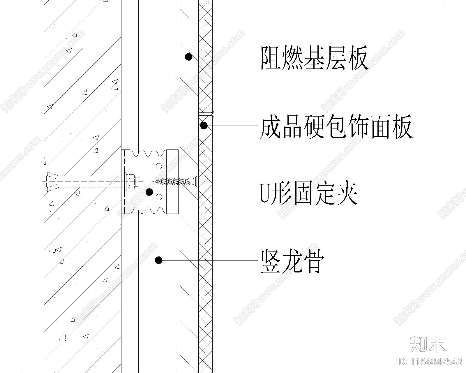 现代新中式墙面节点_墙面节点_硬包墙面节点_施工图_墙面通用节点施工图下载 ID:1184847543_【知末网】