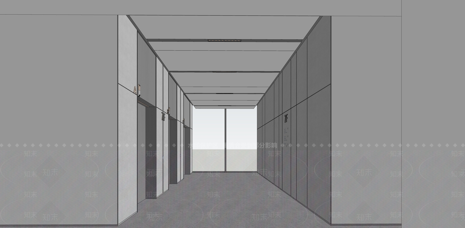 现代其他办公区域SU模型下载【ID:1184849993】