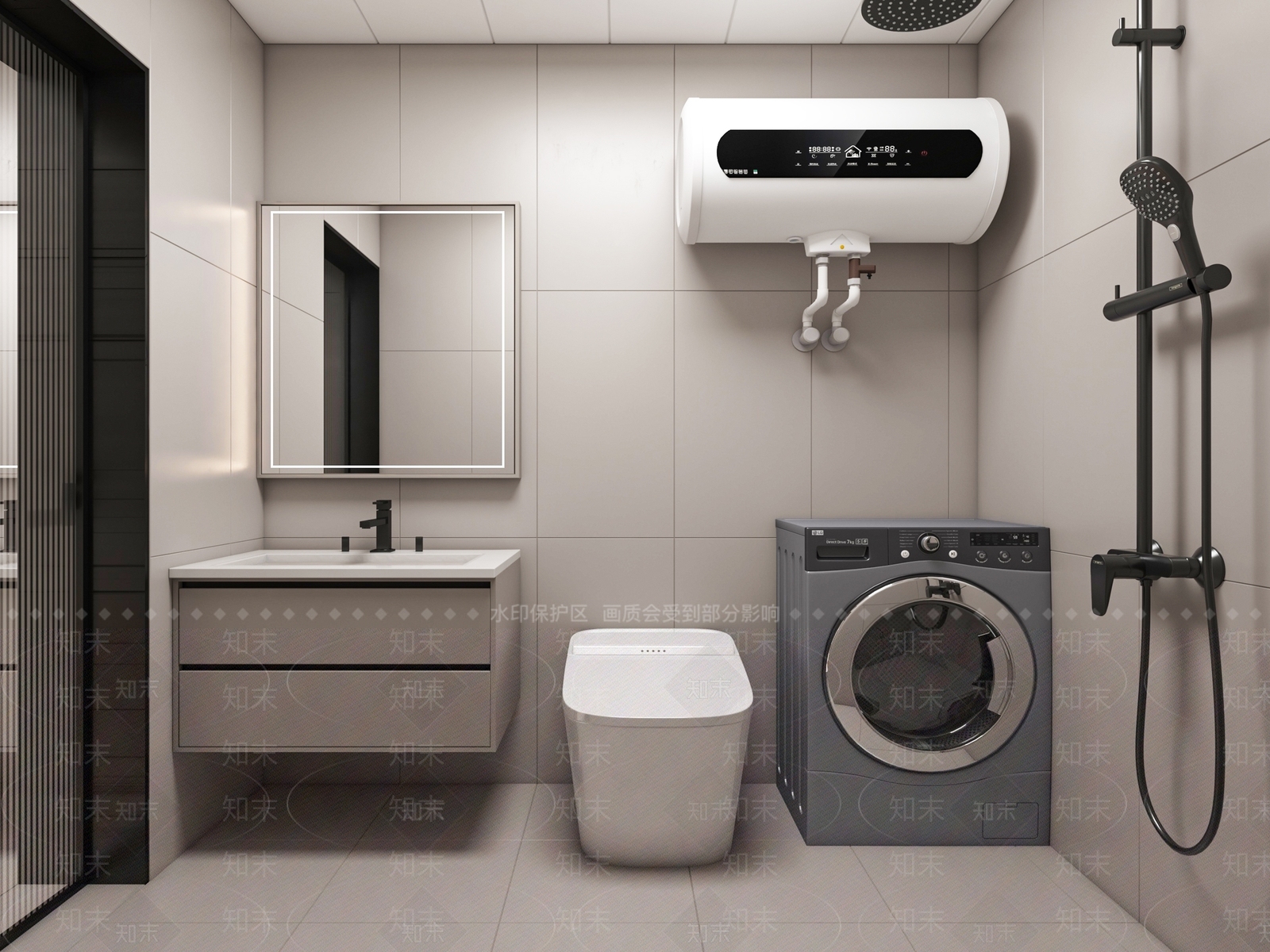 极简公寓3D模型下载【ID:1184859304】