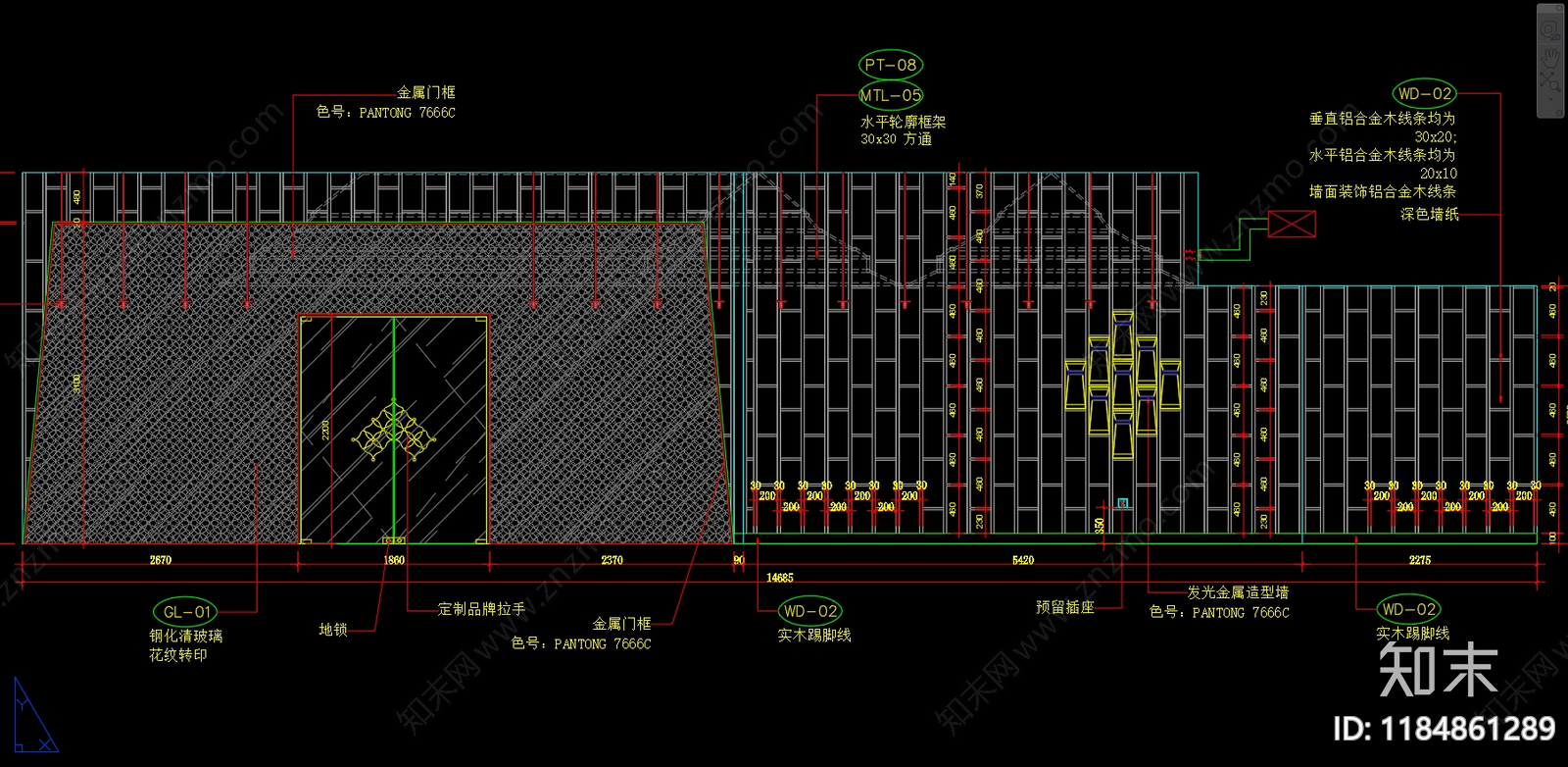现代其他休闲娱乐空间cad施工图下载【ID:1184861289】