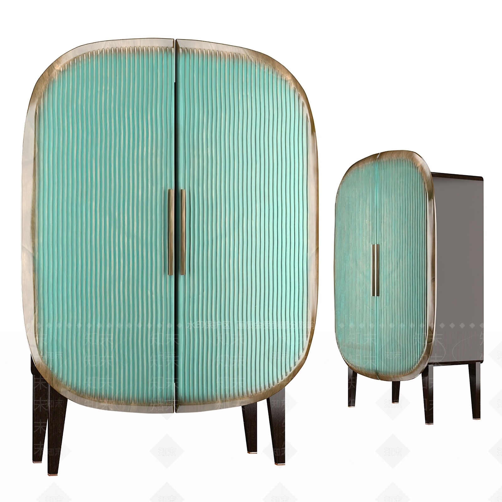 现代餐边柜3D模型下载【ID:1184879398】