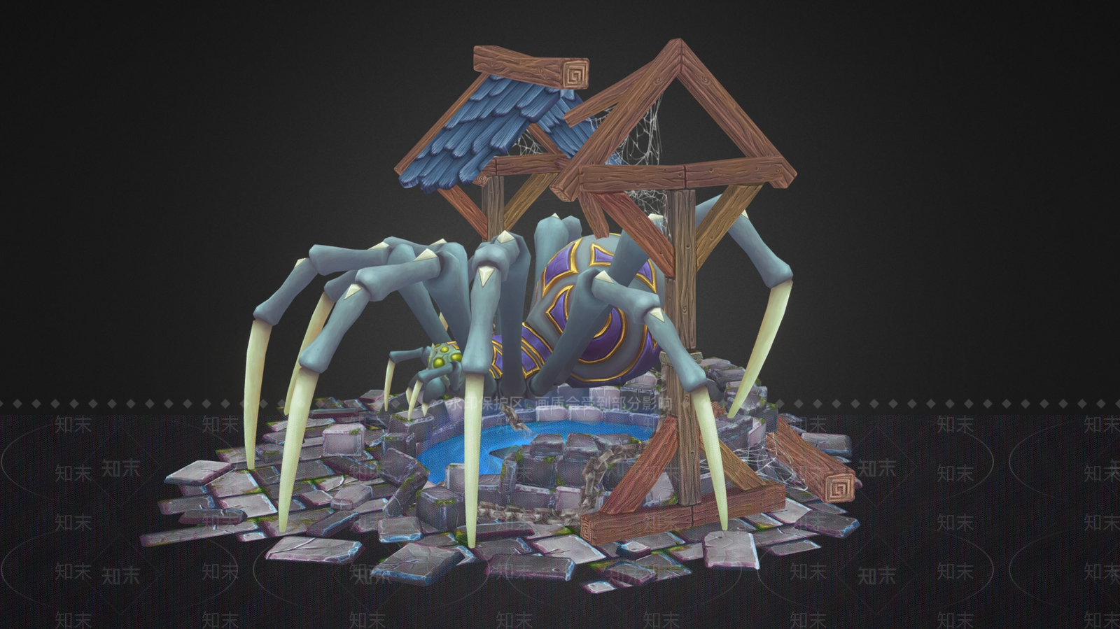 现代古建3D模型下载【ID:1184882417】