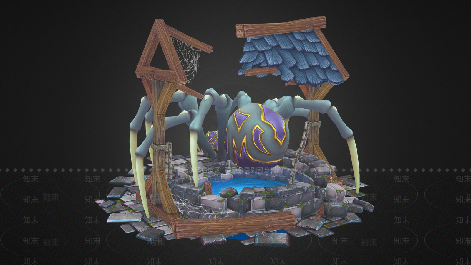现代古建3D模型下载【ID:1184882417】