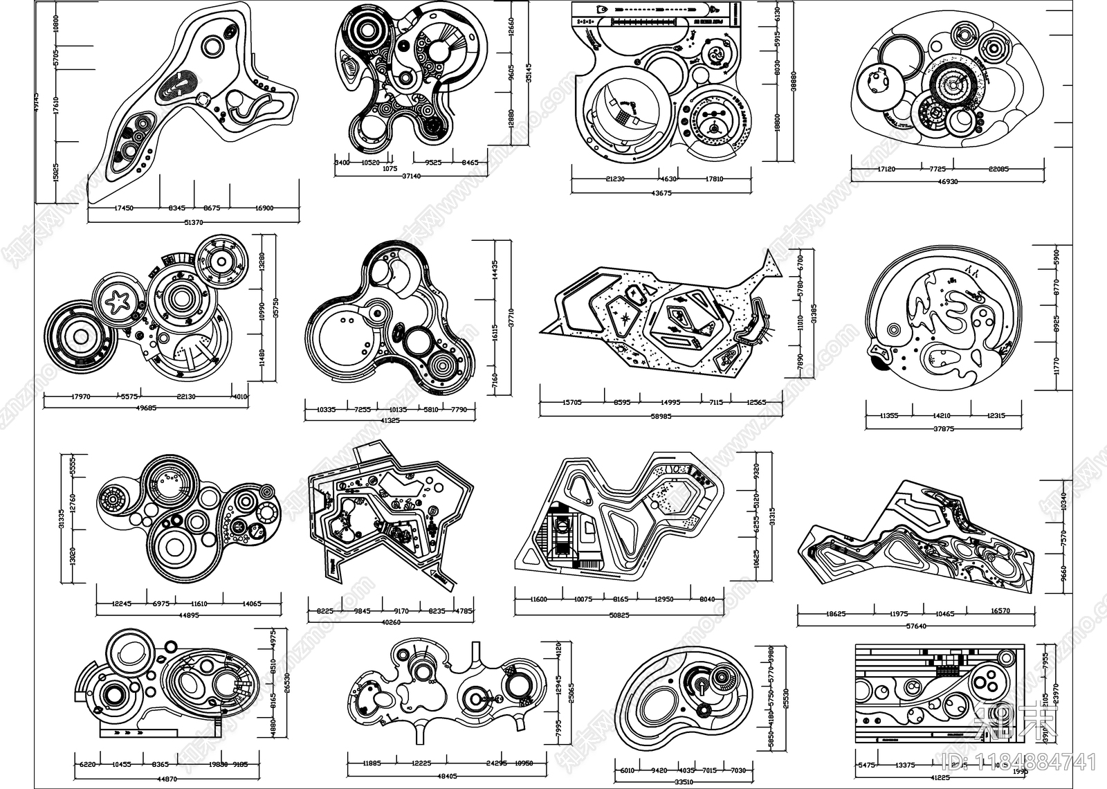景观节点施工图下载【ID:1184884741】