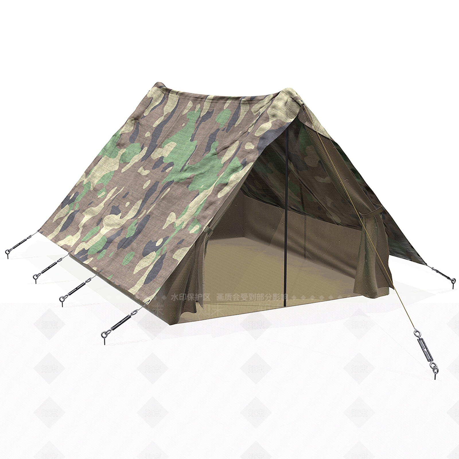 帐篷3D模型下载【ID:1184894601】