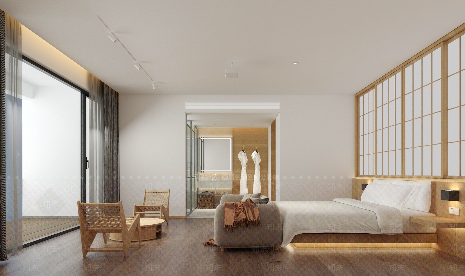 现代民宿3D模型下载【ID:1184900639】