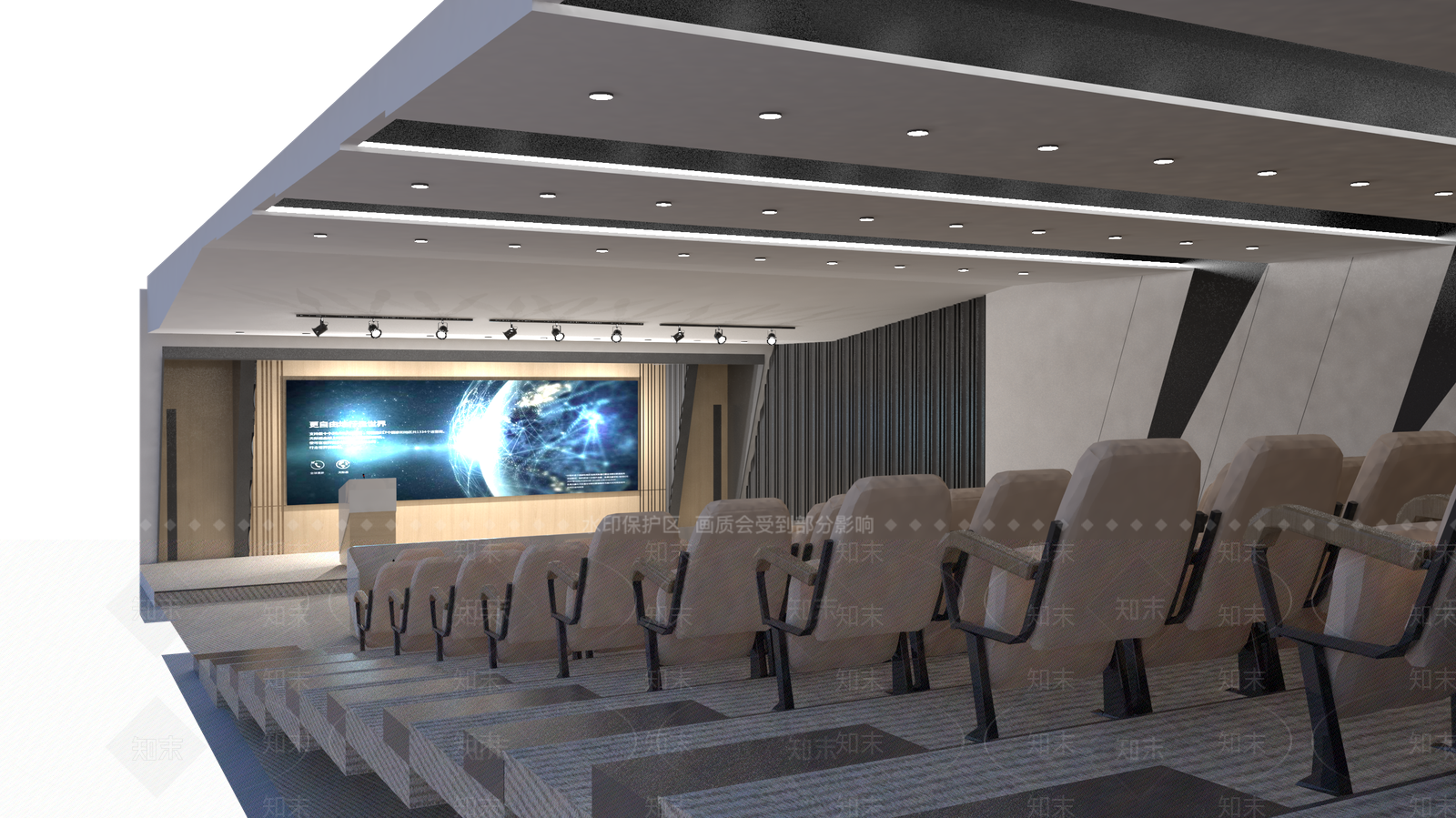 现代其他公共空间SU模型下载【ID:1184901080】