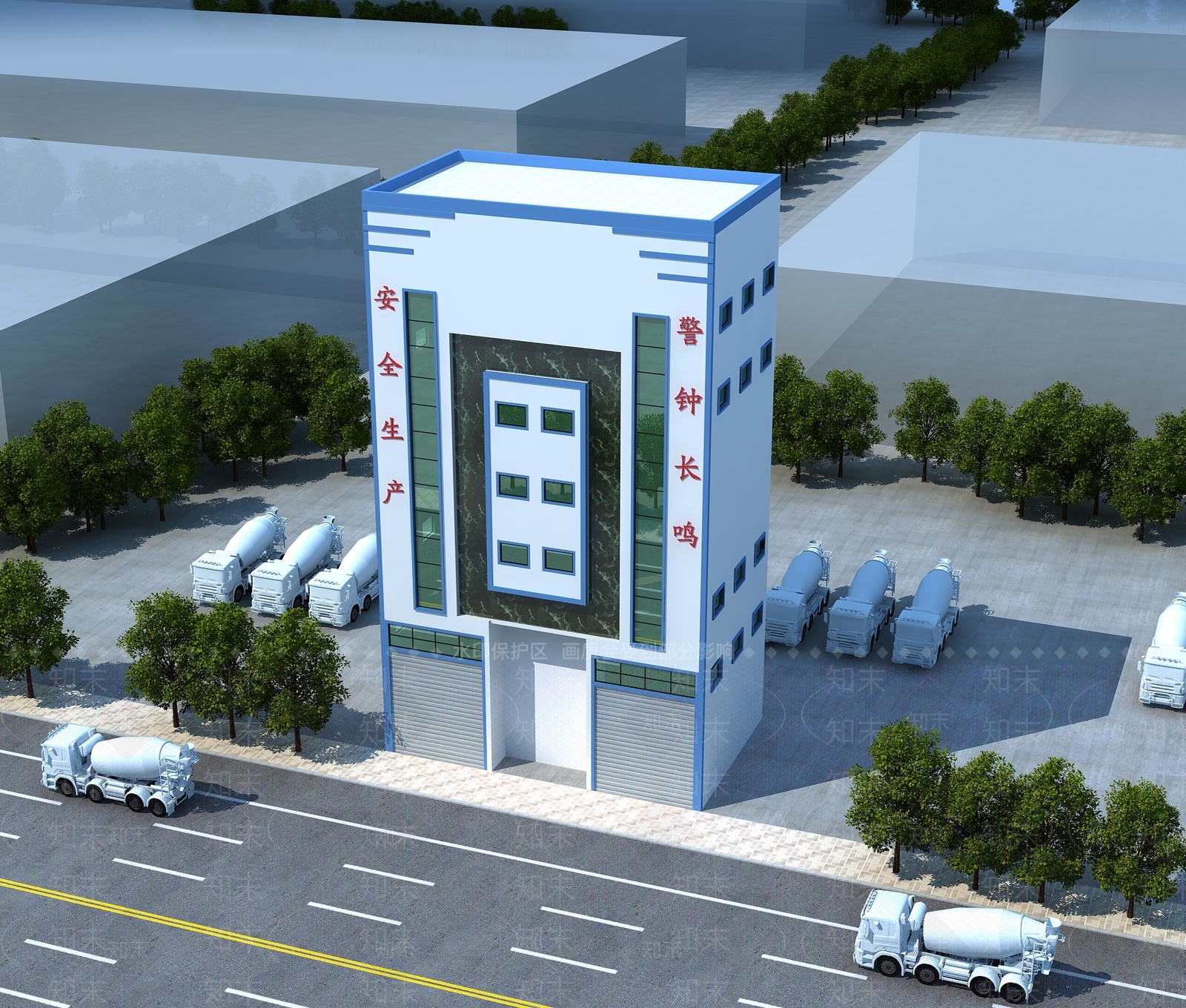 现代厂房3D模型下载【ID:1184904812】