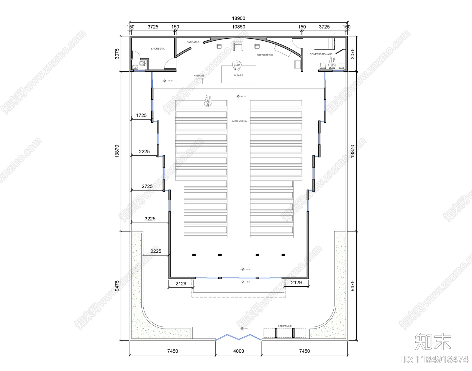 工装平面图施工图下载【ID:1184918474】