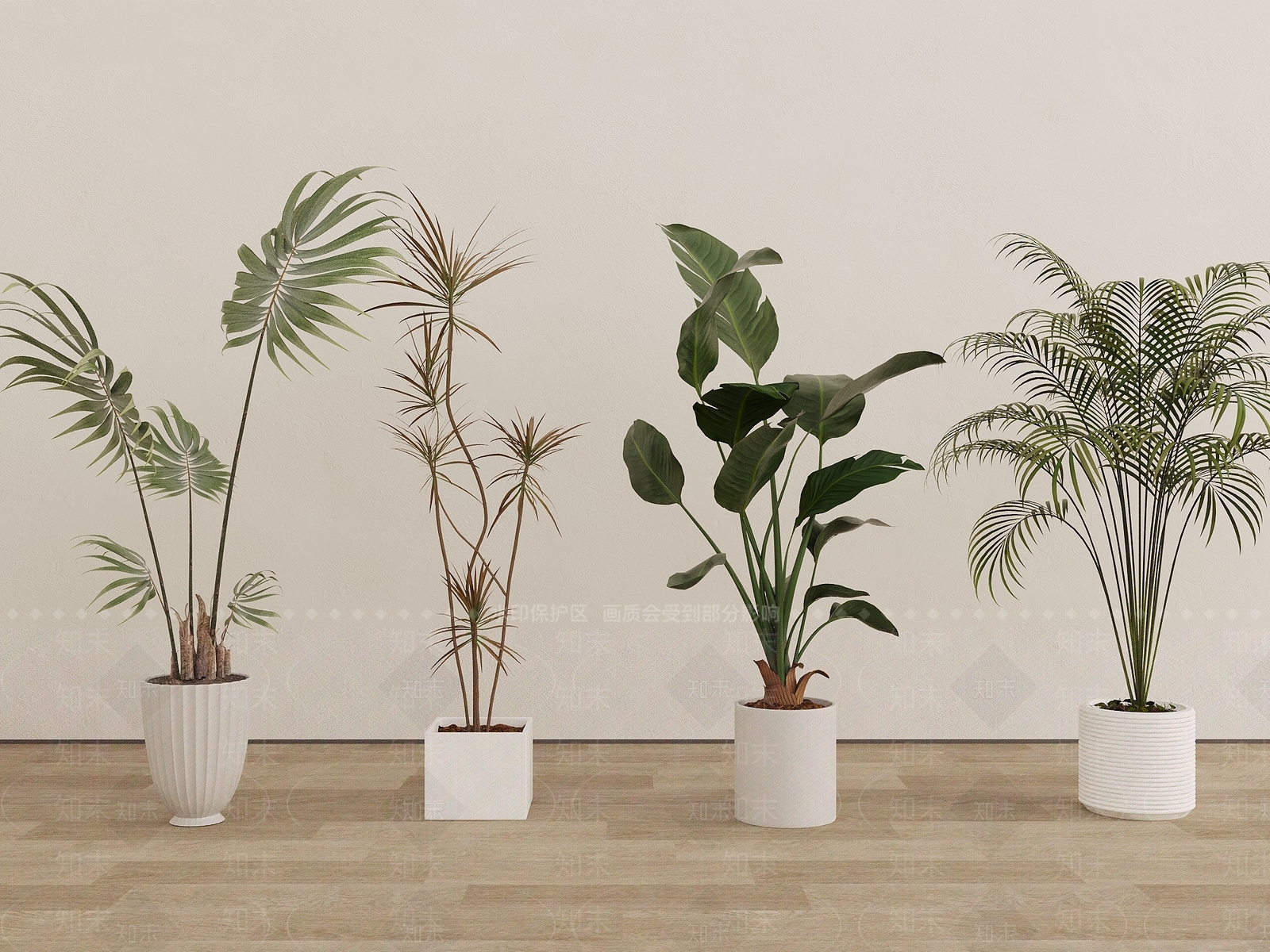盆栽3D模型下载【ID:1184919440】