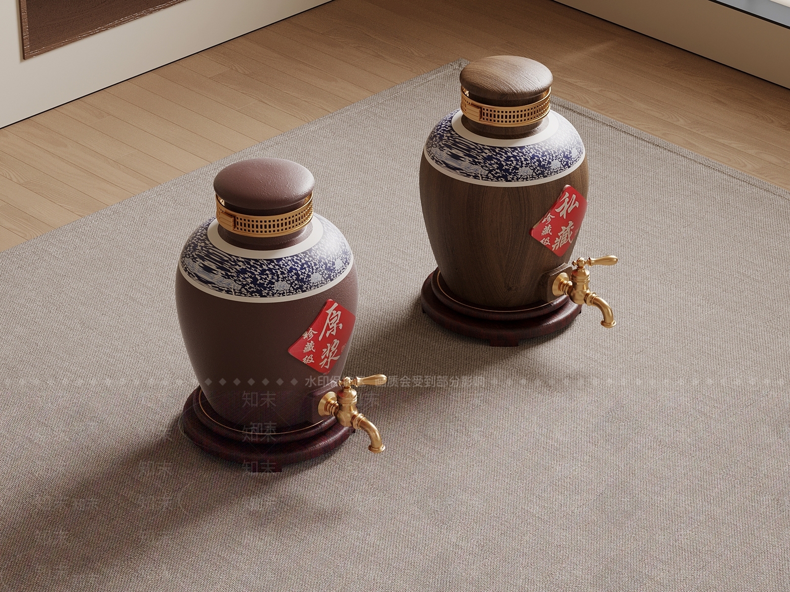 厨房用品组合SU模型下载【ID:1184922557】