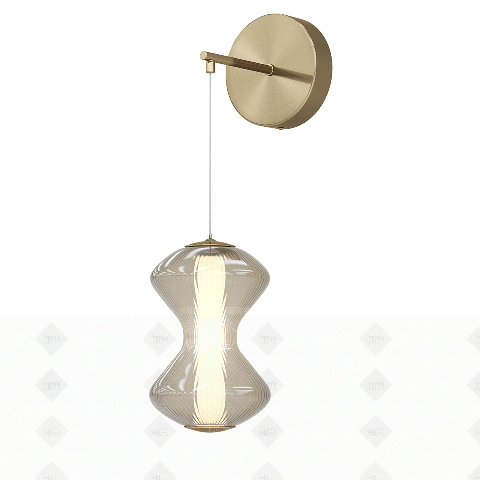 现代壁灯3D模型下载【ID:1184923827】