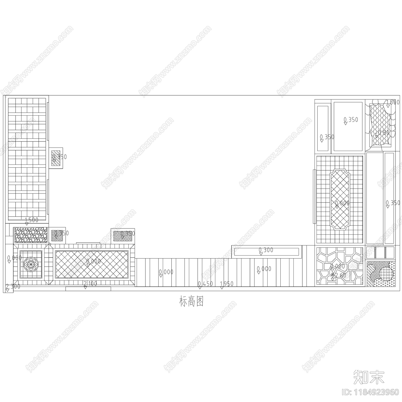 欧式庭院cad施工图下载【ID:1184923960】