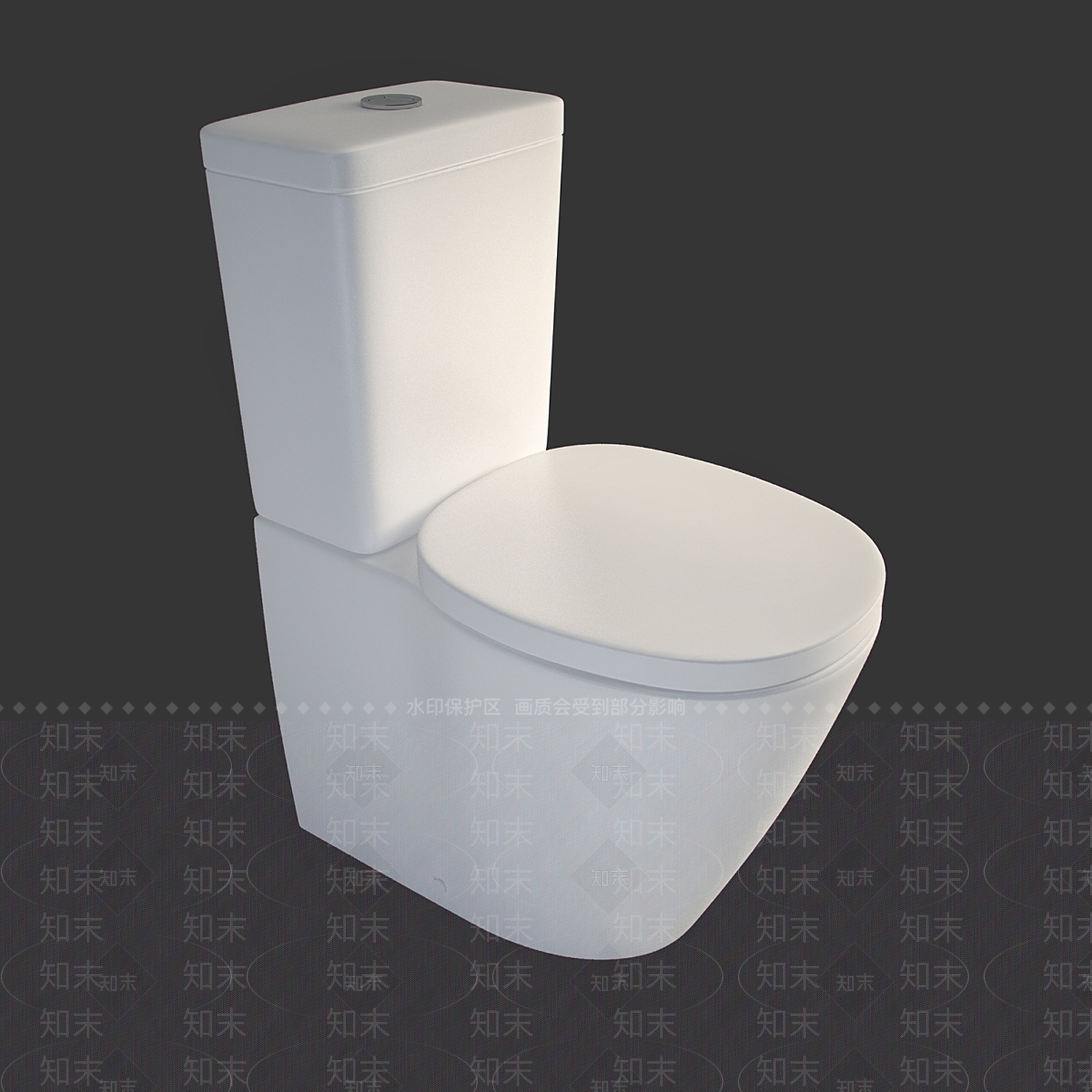 马桶3D模型下载【ID:1184925953】