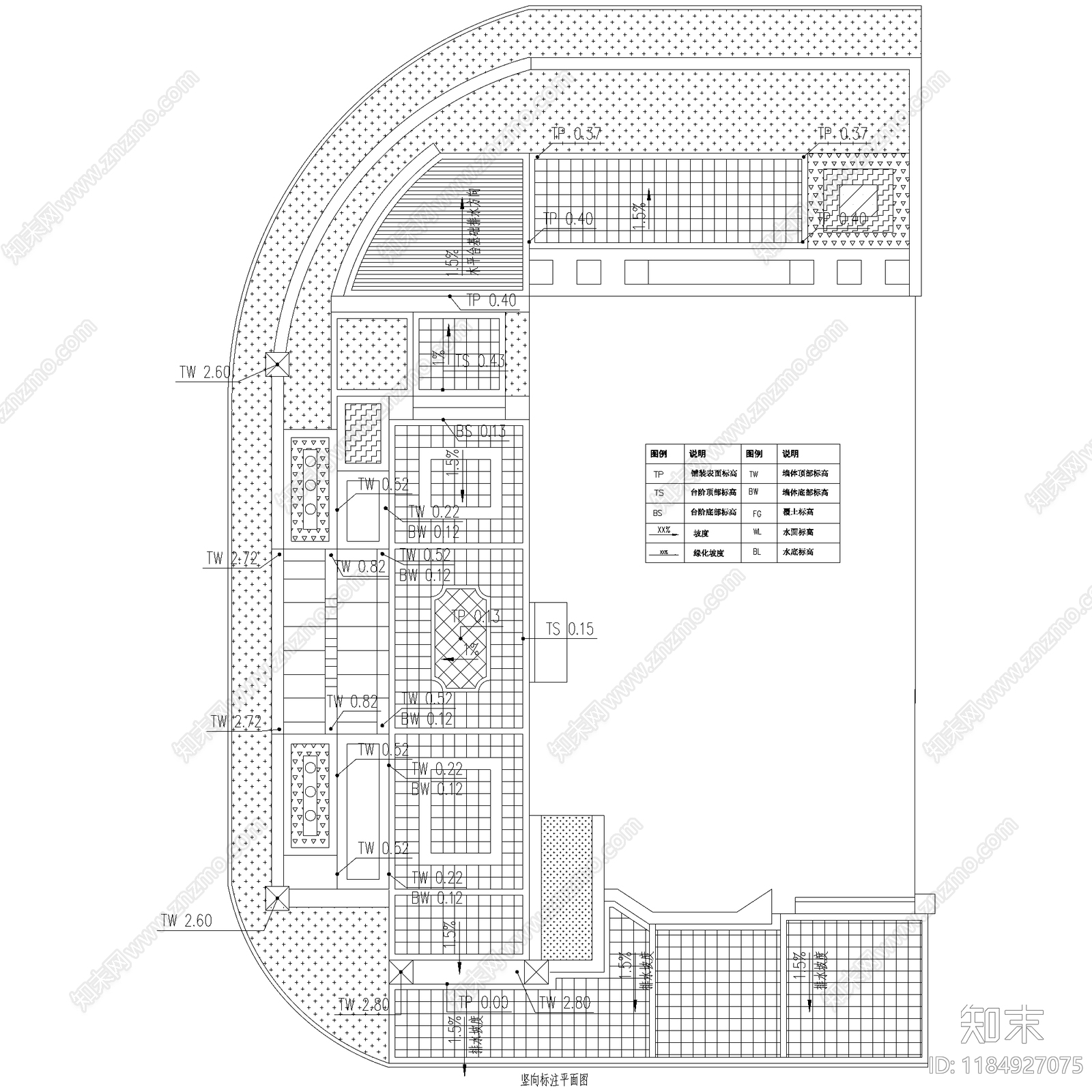 欧式庭院cad施工图下载【ID:1184927075】