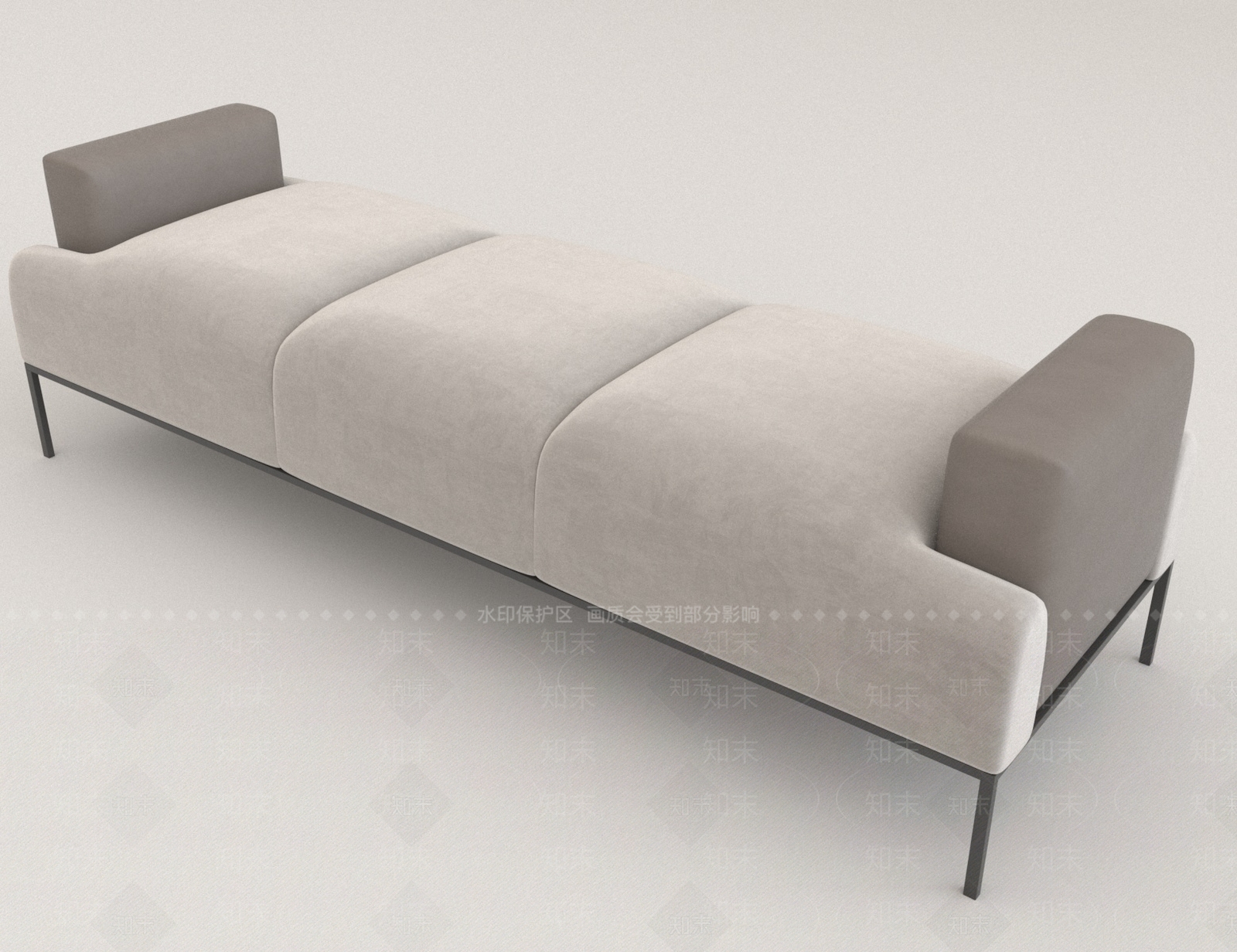 现代躺椅3D模型下载【ID:1184964686】