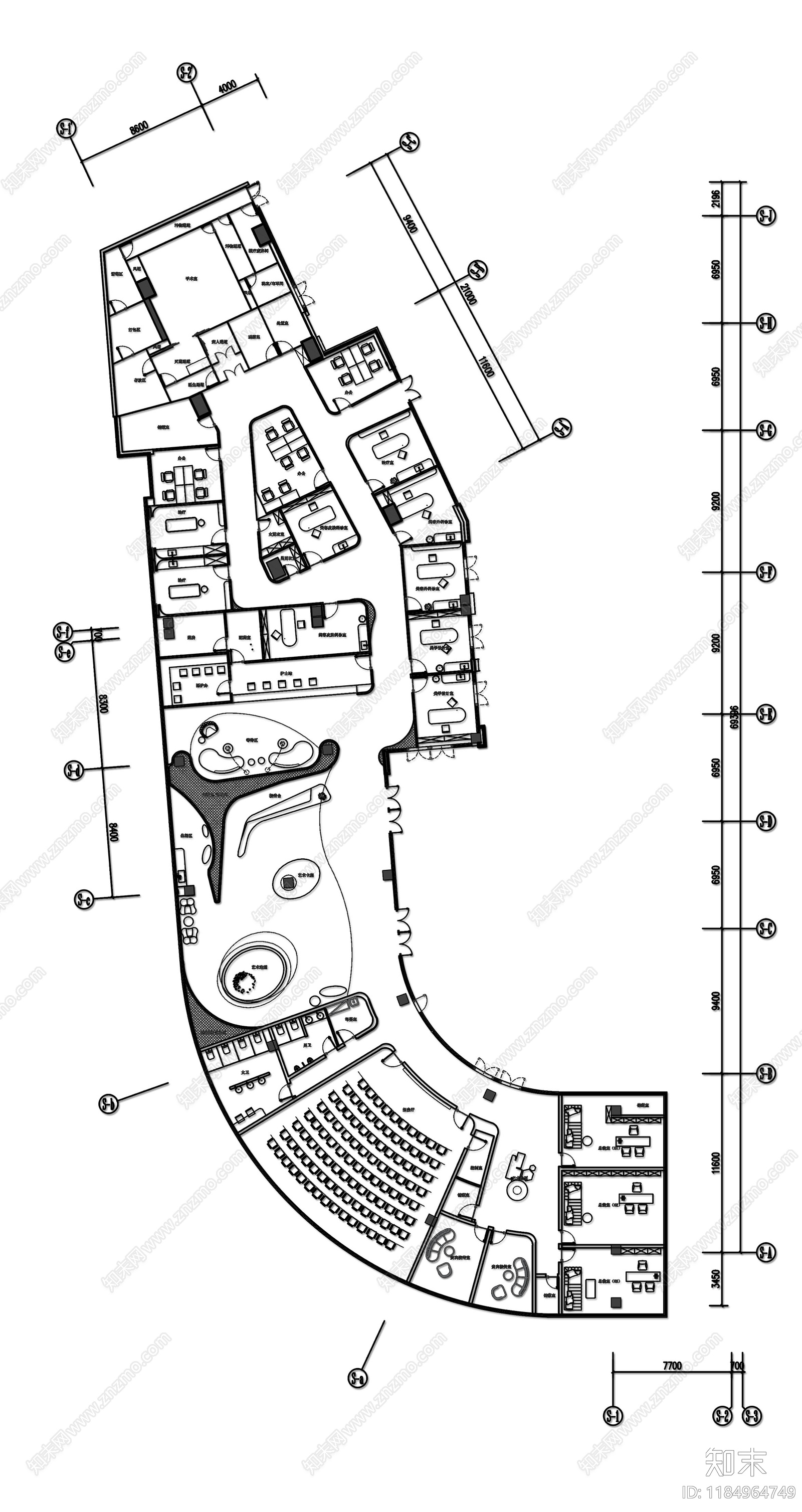 现代其他商业空间施工图下载【ID:1184964749】