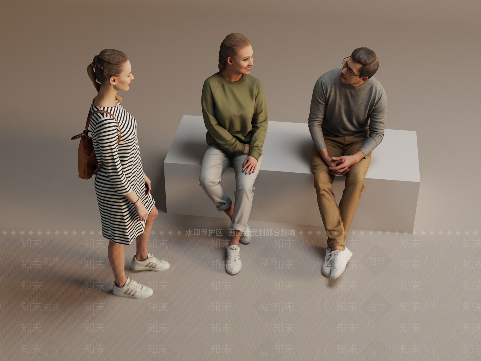 多人3D模型下载【ID:1184975642】
