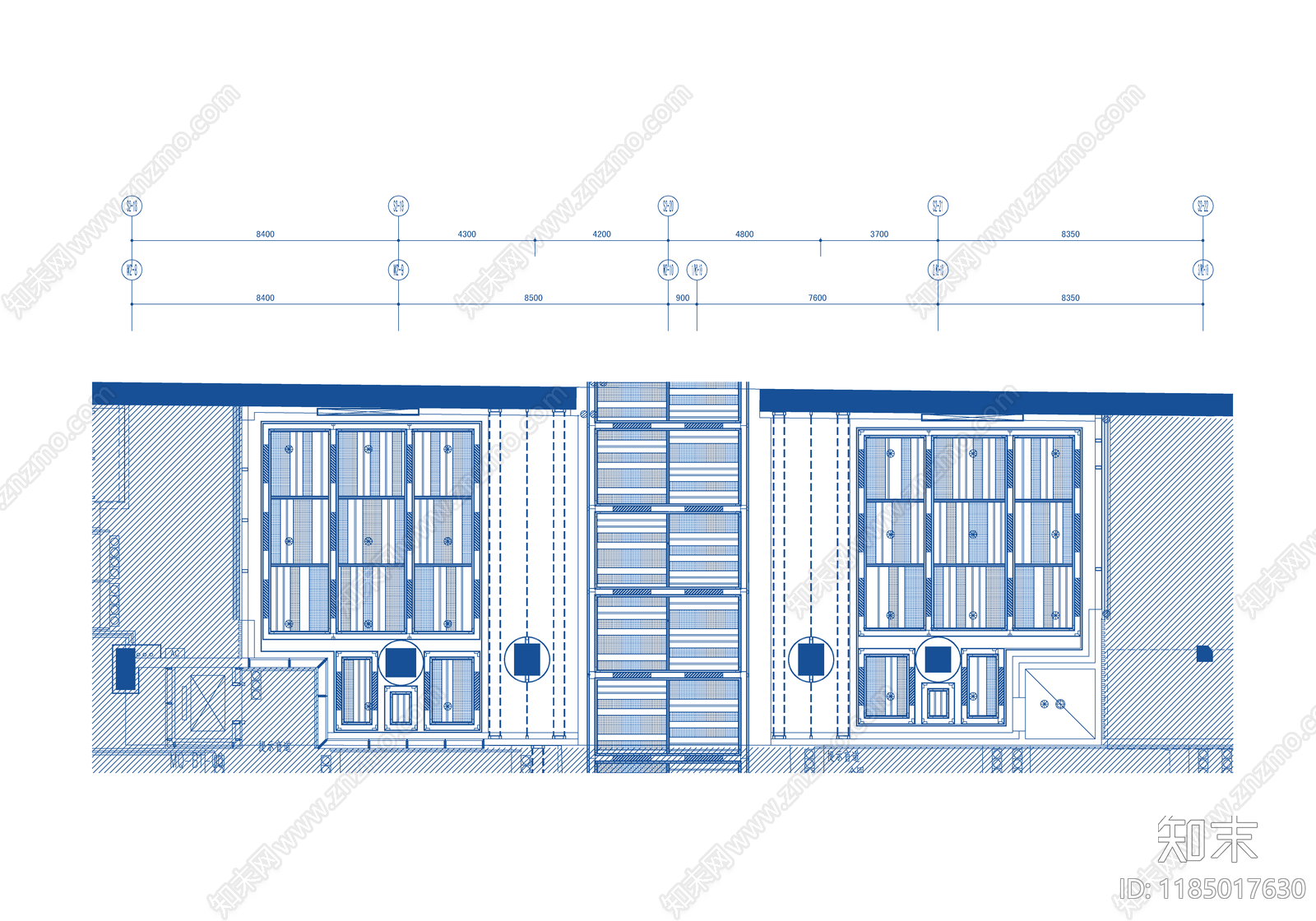现代其他公共空间cad施工图下载【ID:1185017630】