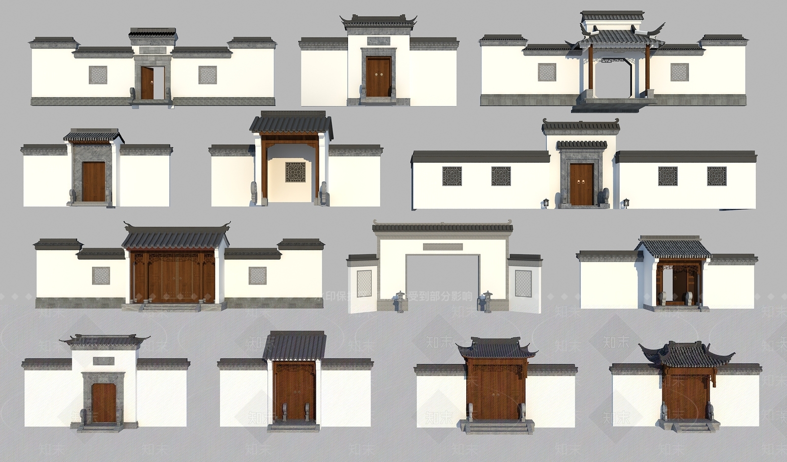 现代艺术风格建筑3D模型下载【ID:1185025011】