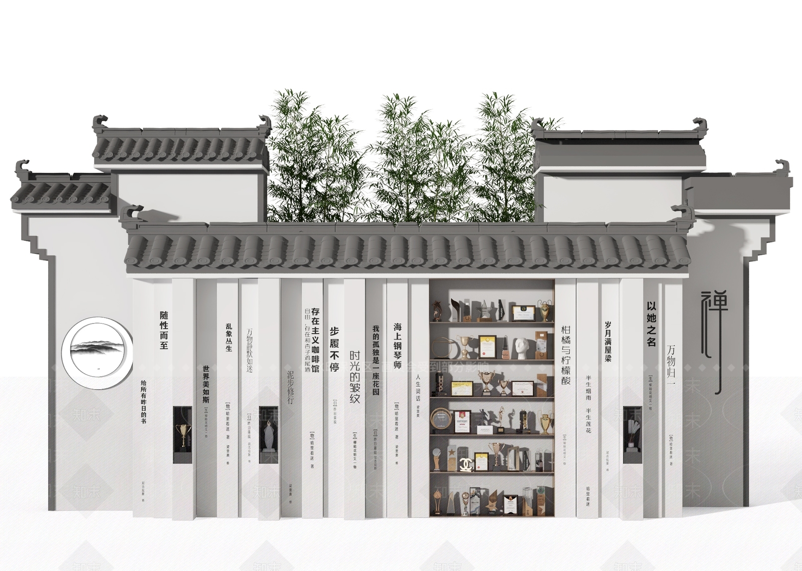 现代艺术风格建筑3D模型下载【ID:1185025063】