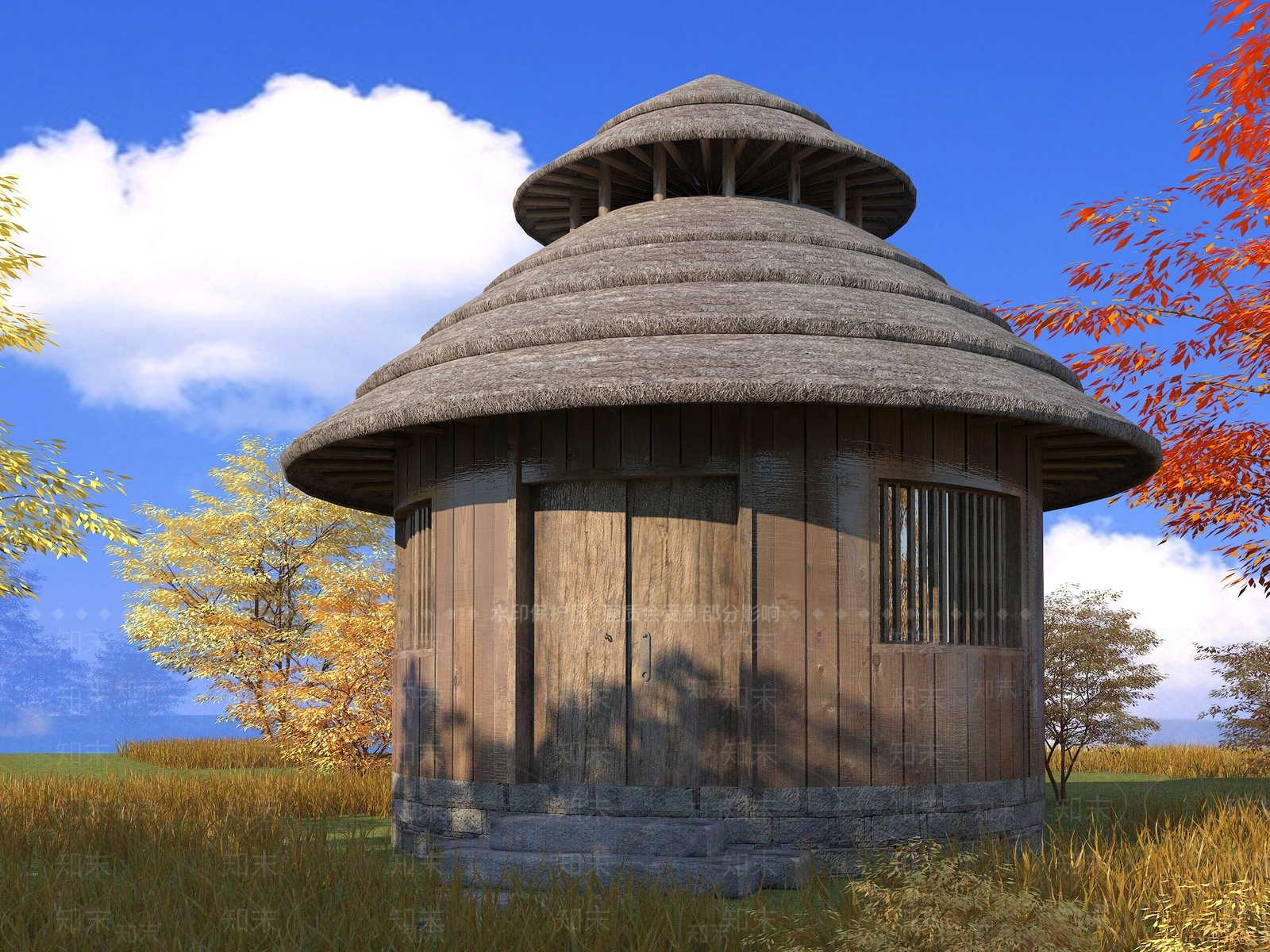 现代艺术风格建筑3D模型下载【ID:1185025120】
