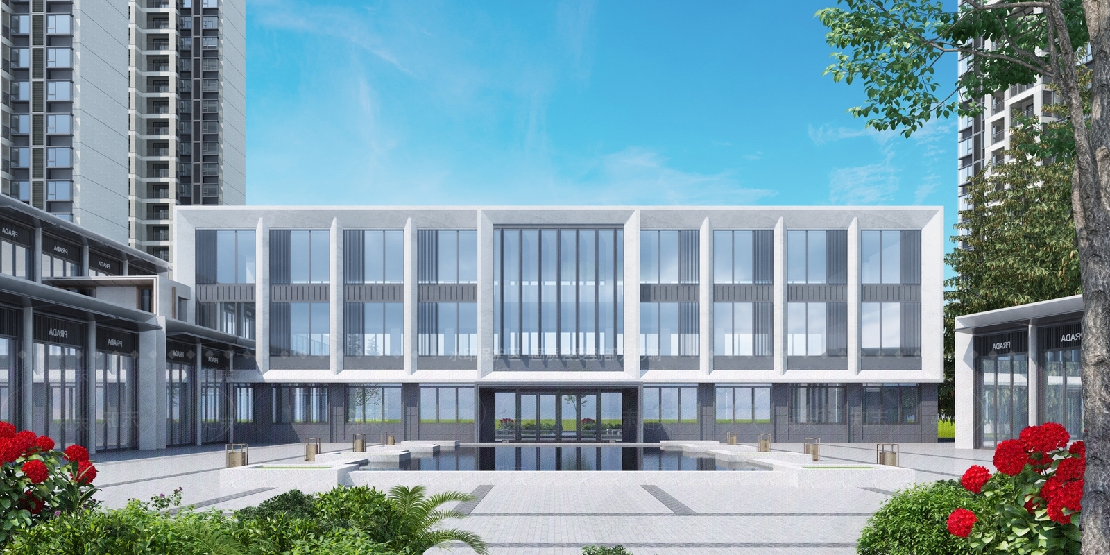 现代艺术风格建筑3D模型下载【ID:1185025259】