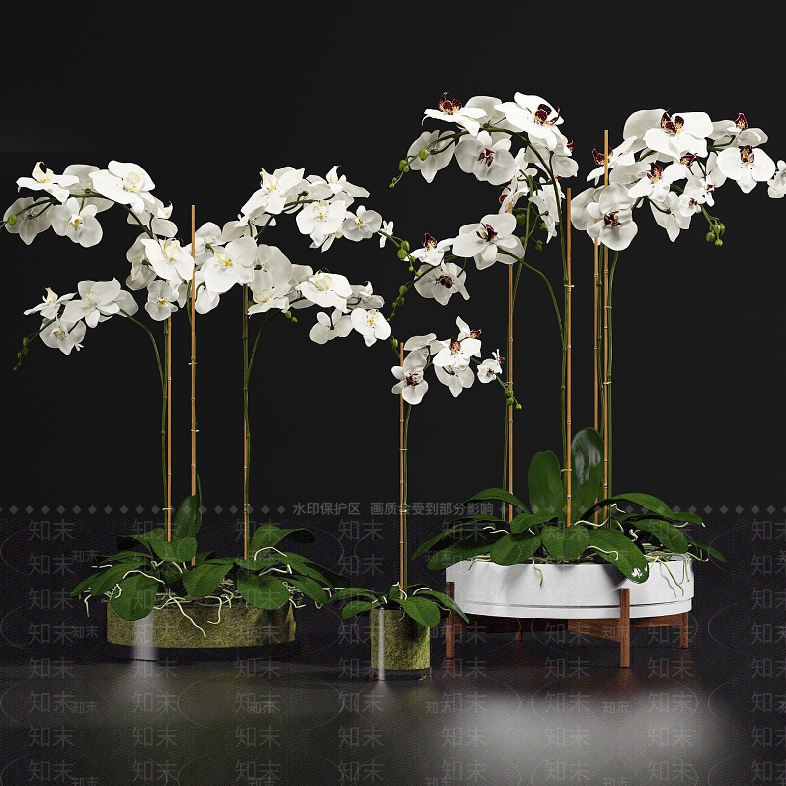 现代花3D模型下载【ID:1185029813】